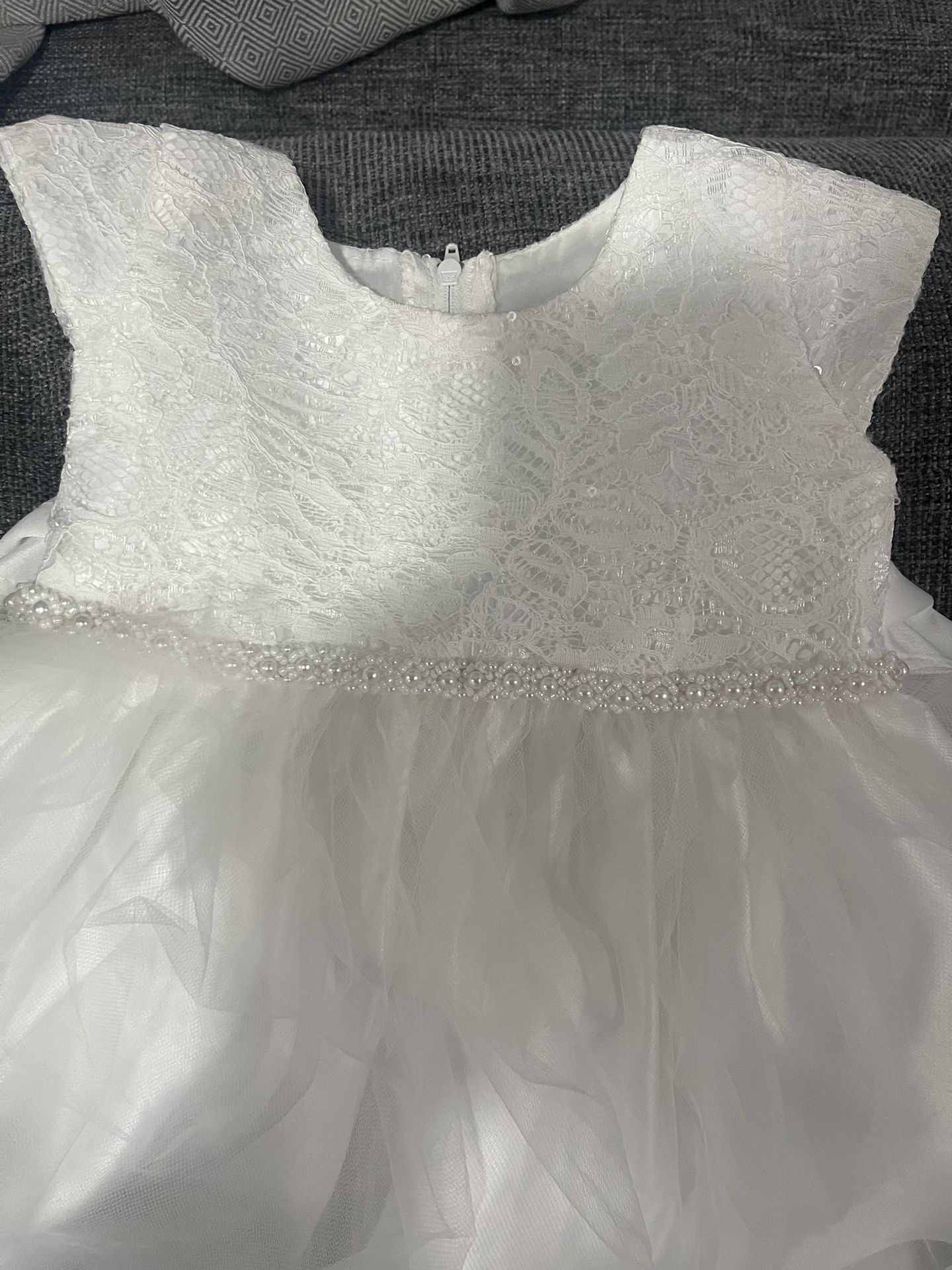 Infant Baptism Dress White Size 9-12 Months