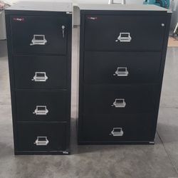 2 fireking file cabinets