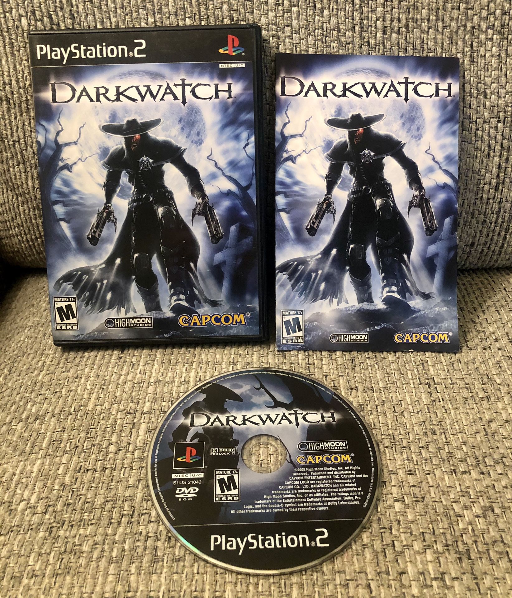 Darkwatch - BLACK LABEL, Complete, Tested (Sony PlayStation 2, 2005) PS2
