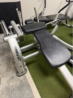 Life fitness ab machine plate loaded