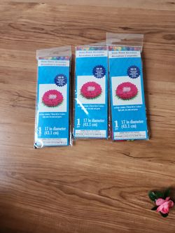 Tissue Flower Decoration.