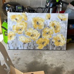 Yellow Flower Painting 