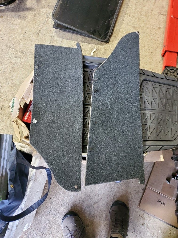 Bmw E24 635csi Rear Trunk Panels.
