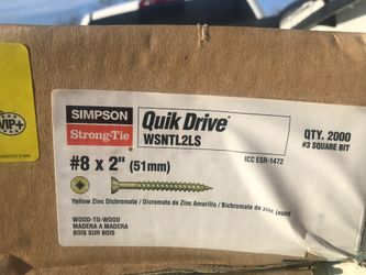 Gun nails Simpson strong tie 8x2”-51mm