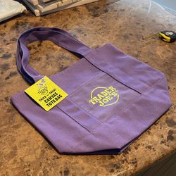Trader Joe’s mini tote bag - purple Halloween