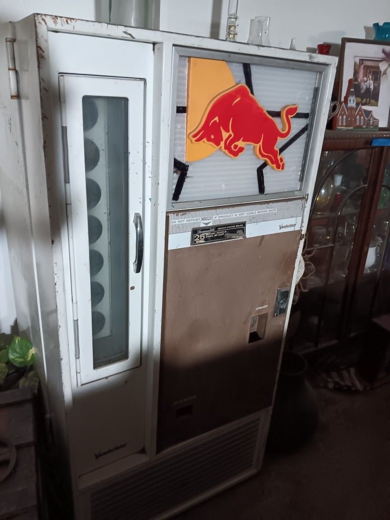 Up Right Soda Machine 
