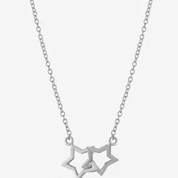 Sterling Silver Star Pendant Necklace 