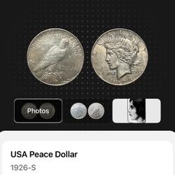 AU 1926 S - USA Peace Dollar