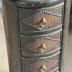 Vintage Cylindrical Drawer Cabinet