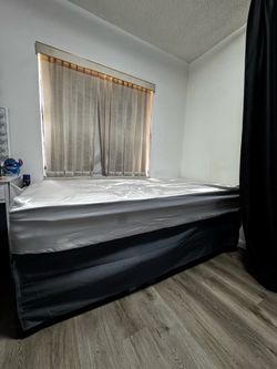 XL Twin Mattress with Bed frame