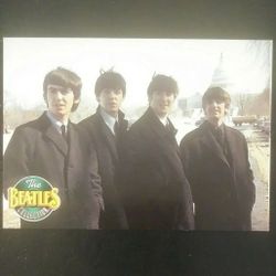 1993 The Beatles Washington D.C. Capital Promo Promotional Card #9 River Group Vintage Collectible Paul Ringo John George Music Group Rock 1964
