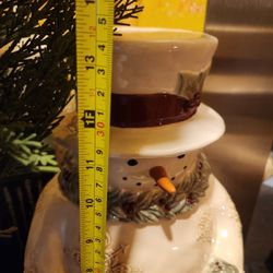 Christmas Cookie Jar Snowman