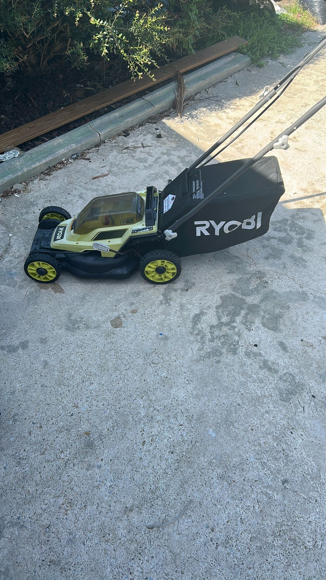 Ryobi Battery Operated Lawn Mower