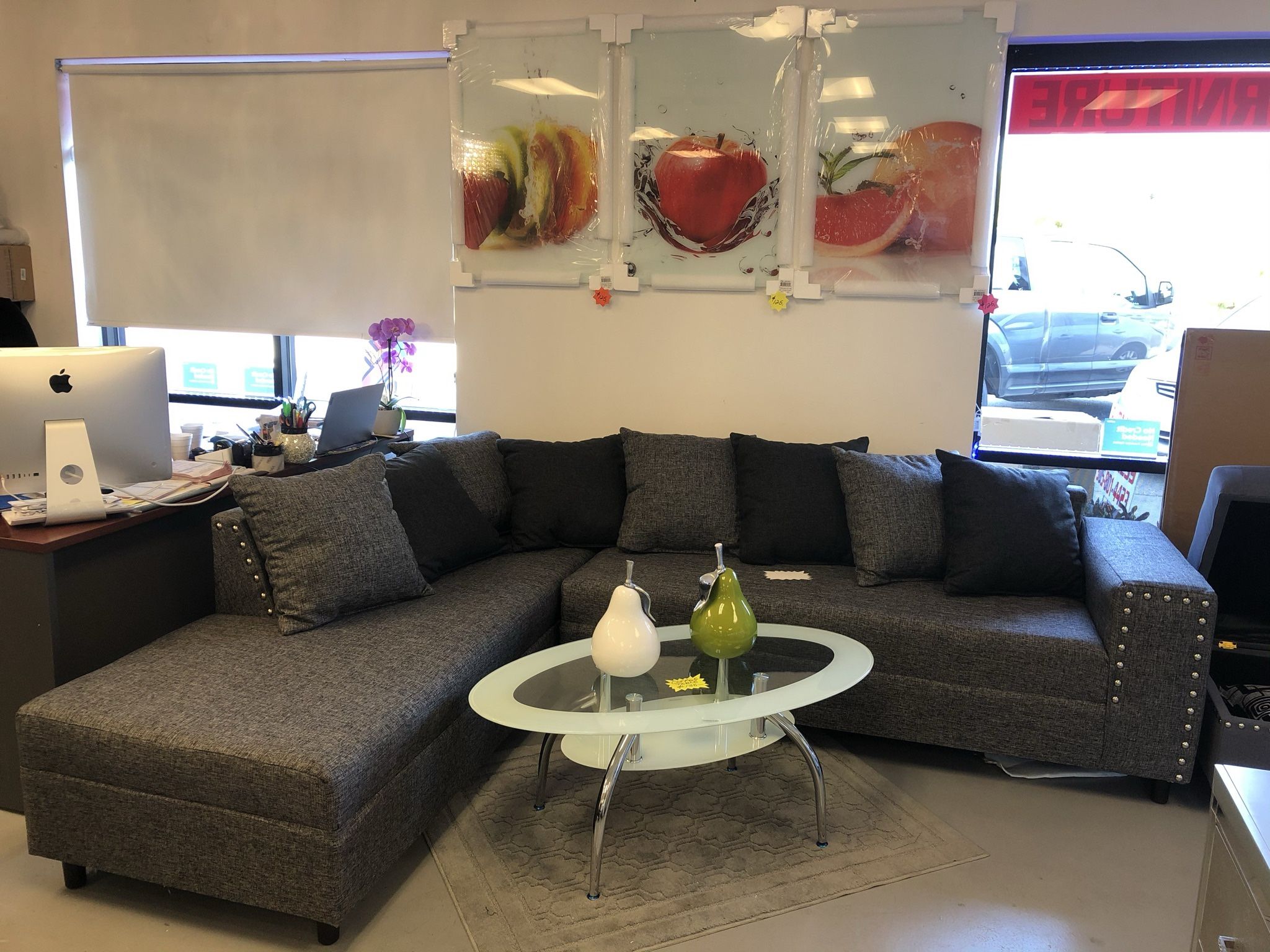 New Grey Sectional 🎉we finance just $39 down payment 