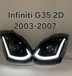 Infiniti G35 2D 2003-2007 Headlights