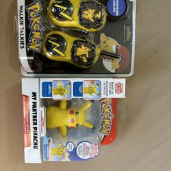 Pokémon Pika Walkie Talkies And Pika Toy