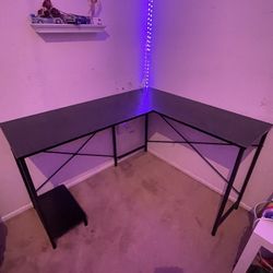 Black L Shaped Desk