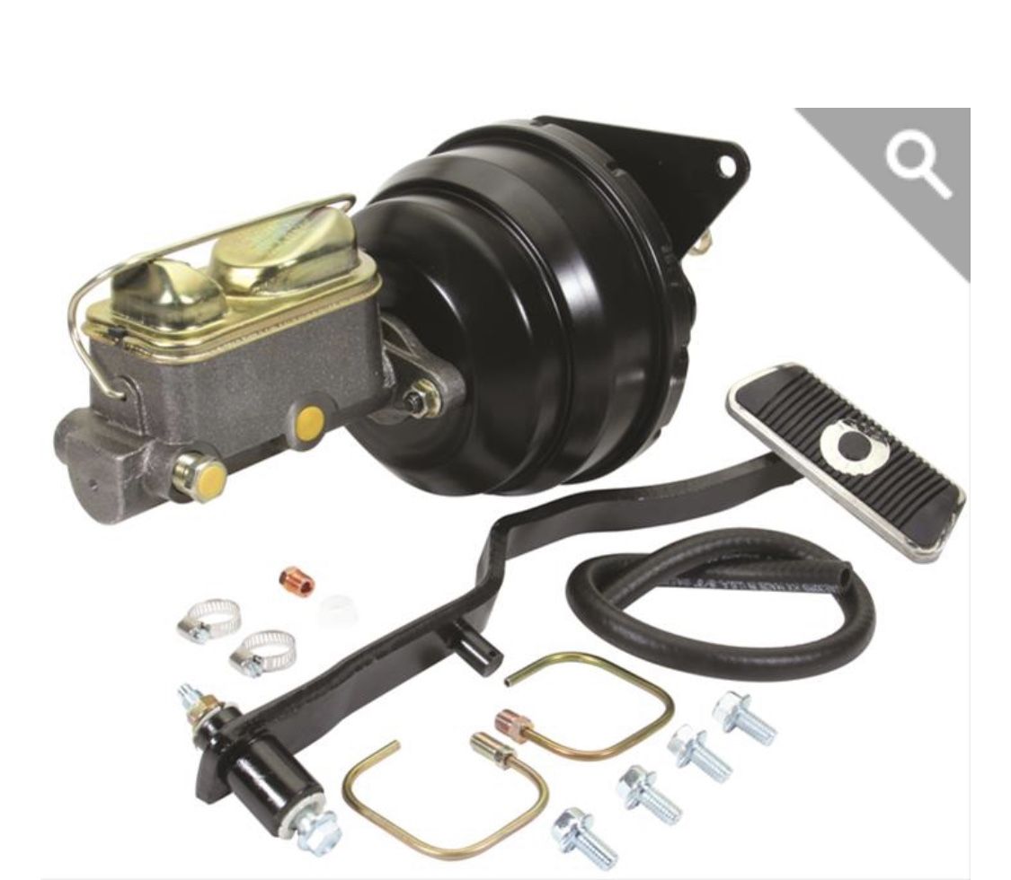 Classic Performance Master Cylinder and Brake Booster Kit, 67-70 Mustang