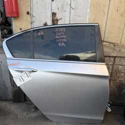 Honda Accord 2013 Rear Door Passenger Right Side, Silver, LX 2013 to 2017 