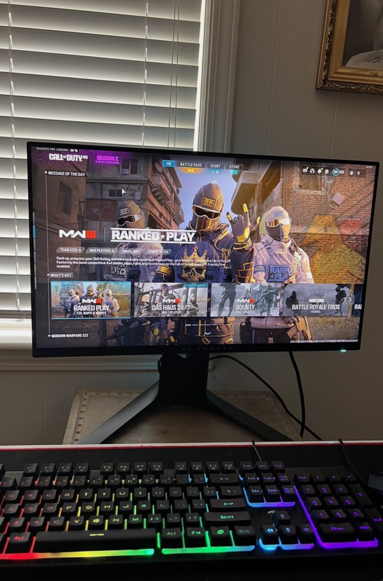 Alienware 1440p 240hz Monitor AW2721D