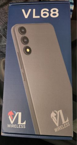 VL Wireless VL68 Smartphone with leather case