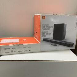  JBL - Bar 500 5.1-Channel Soundbar with Wireless Subwoofer - Black #884