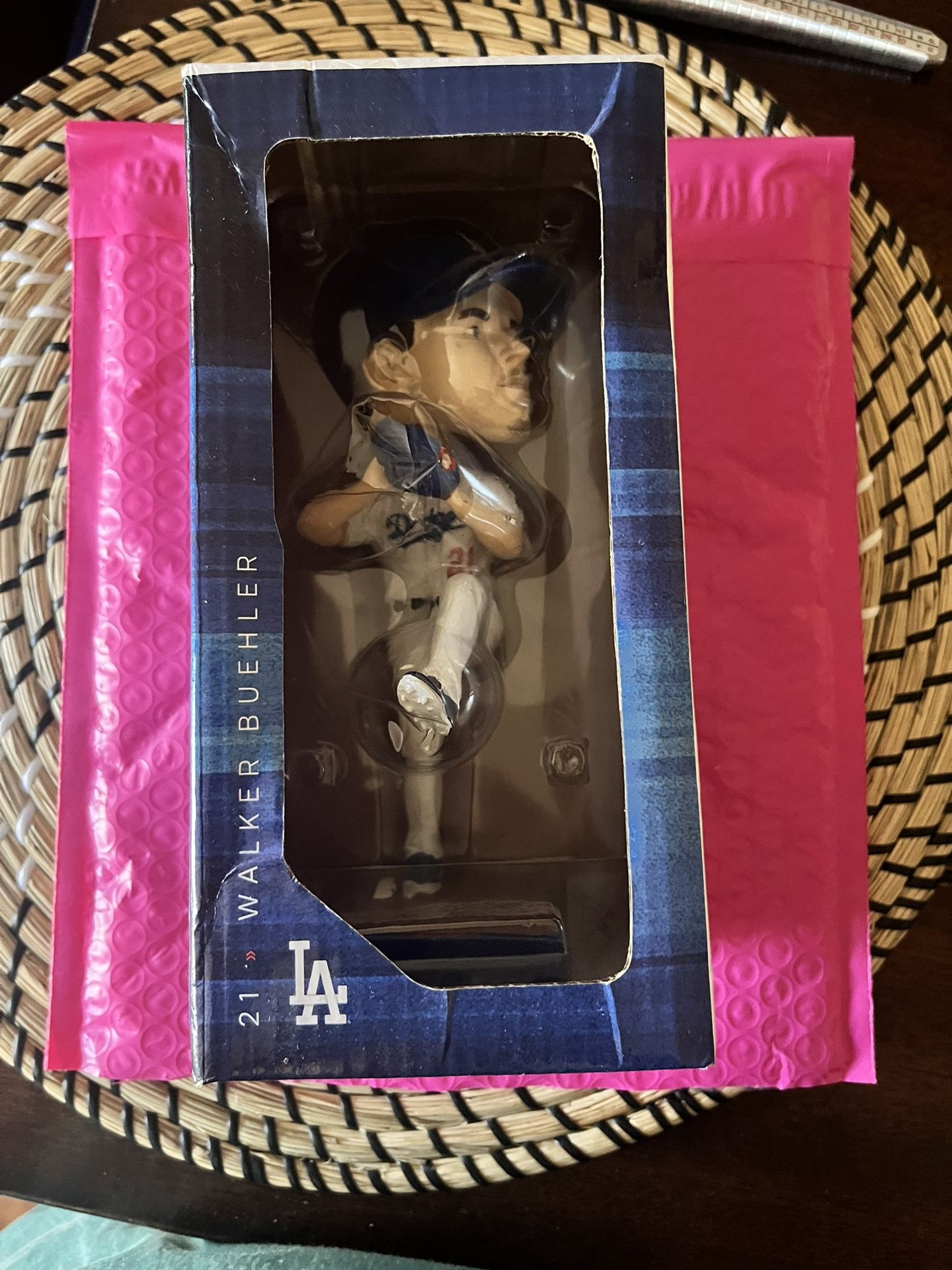 Los Angeles Dodgers 2019 Walker Buehler First/Rookie Bobblehead SGA NIB PC