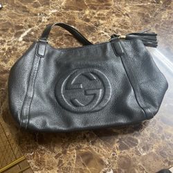 Black Gucci purse