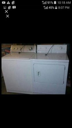 I pick up washers and dryers