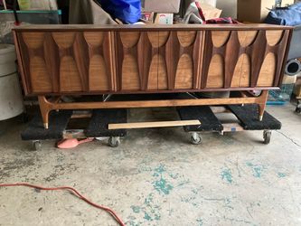 Custom credenza walnut