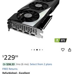 Gigabyte RTX 3050 8gb