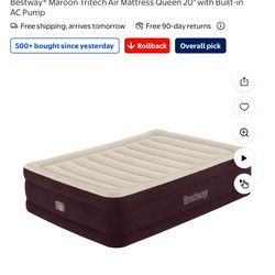 Queen Air Mattress Came In Pallets Slightly Used ,retails For 78 Dollars,
