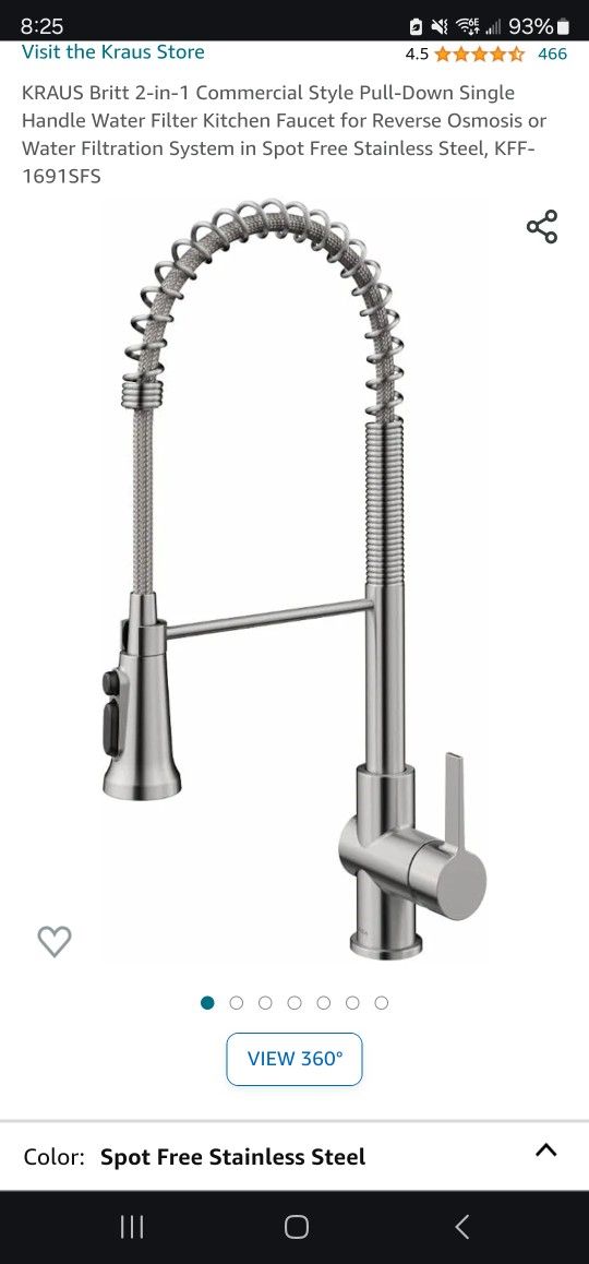 Kraus Ss Kitchen Faucet