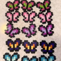 Mini Butterfly Perler Trinkets 
