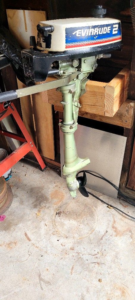 Vintage 2hp Evinrude Out Board Motor