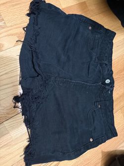 Old navy 14 denim black shorts