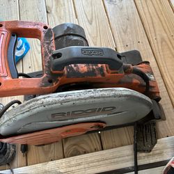 Ridgid Table saw with cord