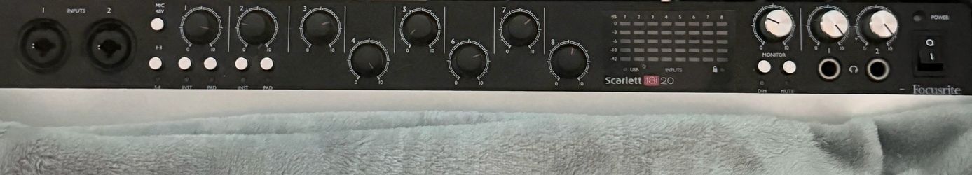 Audio Interface Focusrite Scarlett  18i20 (3rd Generation) USB audio interface