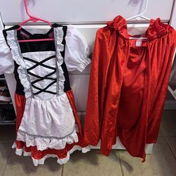 5T Red Riding Hood Girls Halloween Costume. 