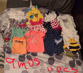 Baby Girl 9 Month Clothing Lot 11 Pieces