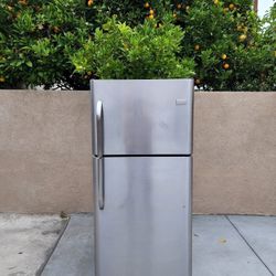 💥3MONTHS WARRANTY 30X32X68 FRIGIDAIRE FRIDGE 20CUFT SILVER 