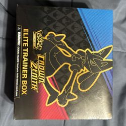 Pokémon TCG Crown Zenith ETB Elite Trainer Box, New Sealed
