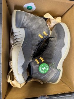 Air Jordan 12 Retro Dark Grey Sneakers Size 7