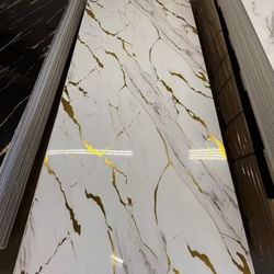 4’×9’ Waterproof PVC Marble Wall Panel for Residential & Commercial Use