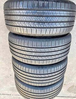 235/45/18 Hankook📍📍 Vendo un set de llantas con 80% de vida las 4 📍🌟