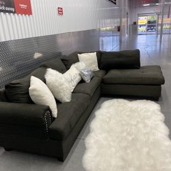 Sectional Sofá With Chaise Side 