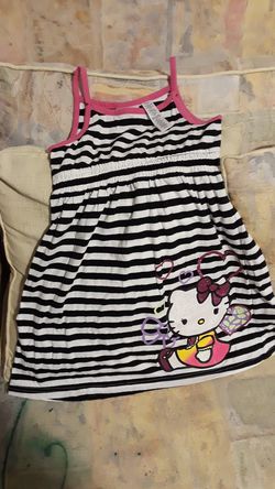 Girl hello kitty dress size 7-8