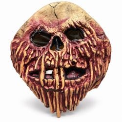 Zombie Skull Halloween Latex Costume Mask