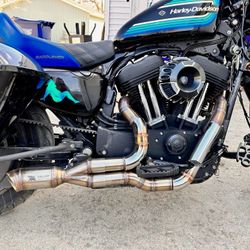 Harley Davidson Sporster Full 2into1 Exhaust 