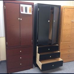 Tall Wardrobe New Compress Wood Premium $319